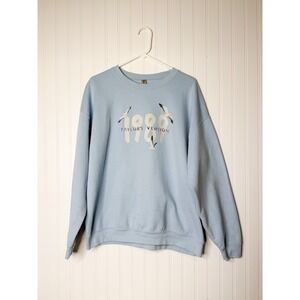 Gildan Taylor's Version 1989 Sweatshirt XL Blue Crewneck Taylor Swift Pullover